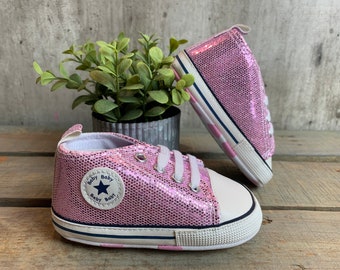 converse baby shoes pink