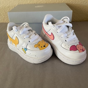 Custom Shoes Honey  Bear and Pig Friend Design Free Shipping
