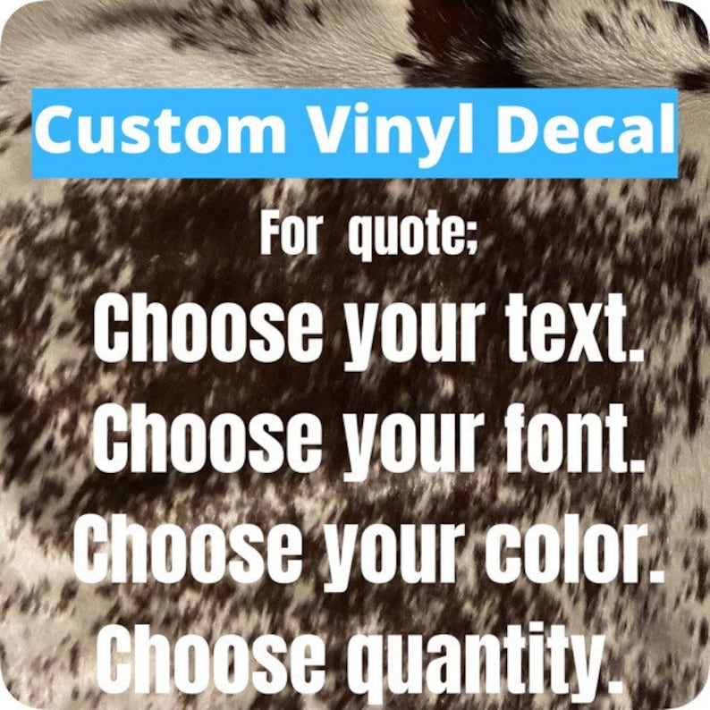 Custom sticker
