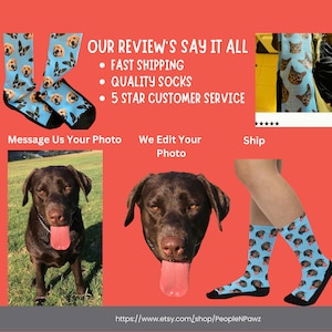 CUSTOM PET SOCKS, Dog Lovers, Dog, Gift, Cat Socks, Face Socks, Wedding, Groom, Bride,  Bachelor, Bachelorette Party, Custom Socks, Mom, Dad