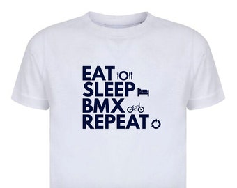 BMX Pyjamas- Trouser and Tee PJ's set - Action Sports Inspired Apparel - sleepwear lounge wear kids pj's