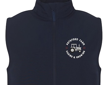 Potsford Farm Embroidered Pro 2-layer softshell gilet
