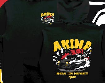 Akina - Reckless Racing Division -  Initial D - Hoodie and T-Shirt JDM