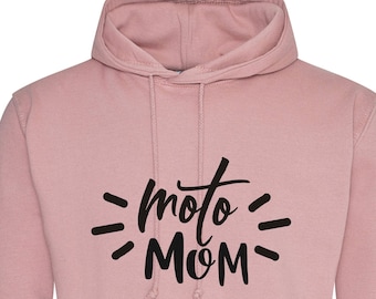 Moto Mum Hoodie - Moto Mom - Mother's day - mum - mom - Action Sports inspired apparel - moto - motocross - supercross - dirt bikes