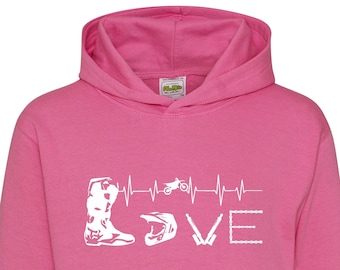 LOVE! Hoodies Action Sports Inspired  Apparel moto motocross supercross dirtbikes bikes MTB MX