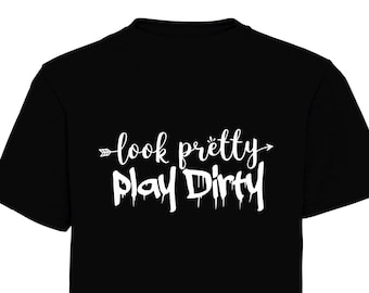 Look pretty  t shirt  - kids motorsport inspired apparel - motocross motorsport moto sport apparel bikes quadbikes