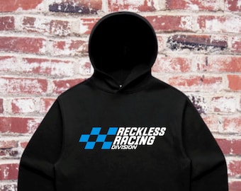 Reckless Racing Division Hoodie - Race Hoodie - motorsports - action sports - racing hoodies - hoody