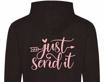 Just send it! Hoodies motorsport motocross inspired apparel moto sport apparel dirtbikes bikes MTB MX
