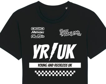3 designs to choose - YR-UK - bmx - mtb - action sports inspired apparel - dirt bikes motocross supercross car racing