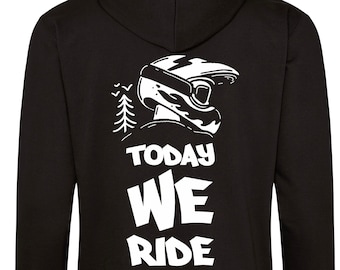 Today we Ride - Motorsport inspired Apparel - Motocross Moto MX Dirt Bikes Motorbikes Riding Outdoors
