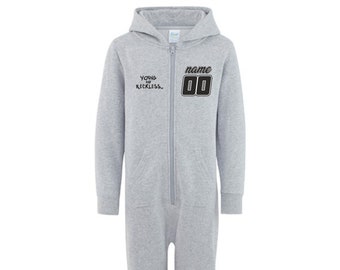 Adults All-in-one outfit, custom printed Name and Number - After race onesie's made to order! look the part even after the race as finished!