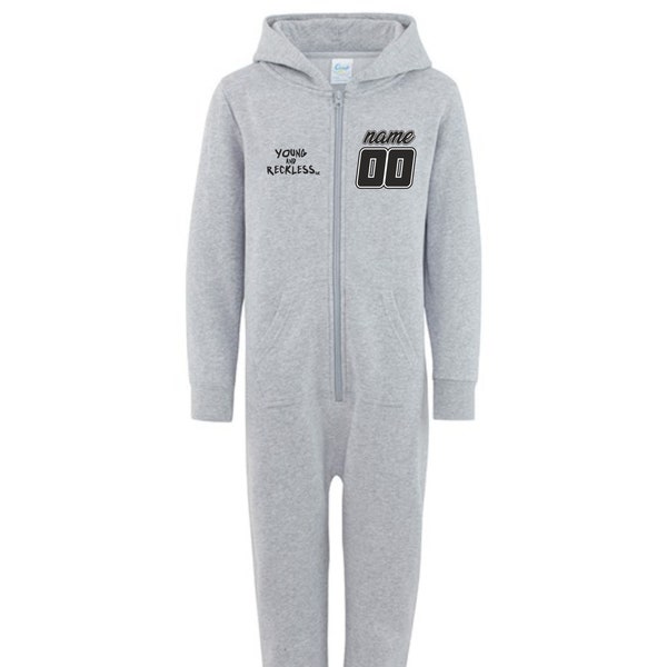 Adults All-in-one outfit, custom printed Name and Number - After race onesie's made to order! look the part even after the race as finished!