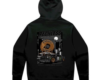 【KOOLOSET】Reverse FF Over Hoodie KB43VER FAN ART Hoodie, Randy's Donuts, RIP Ken Block, Gift