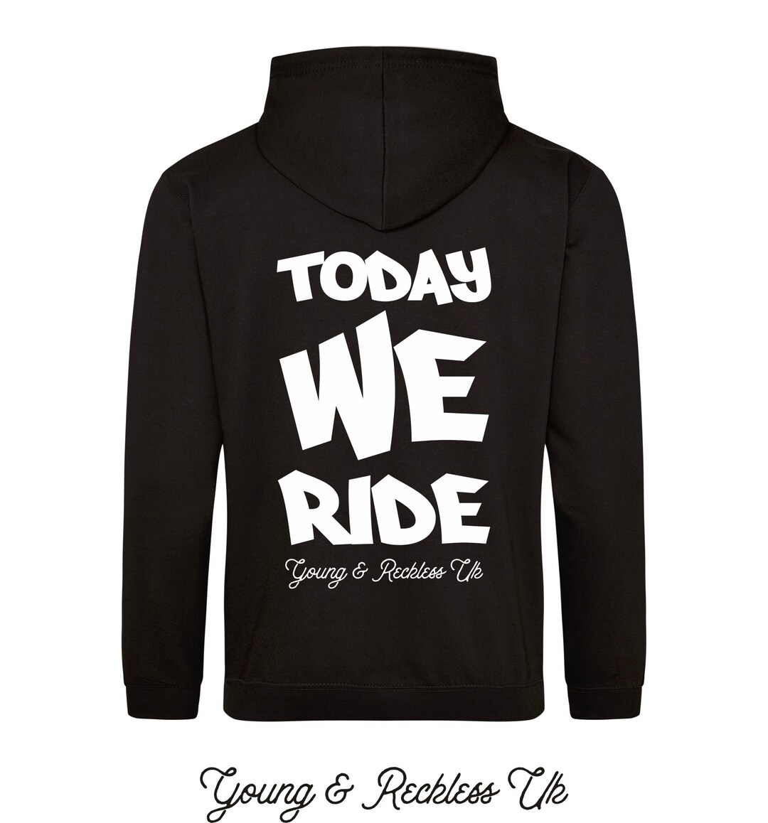 Wolves Today We Ride Today We Ride Hoodie - Motorsport Inspired Apparel - Motocross Moto MX ...