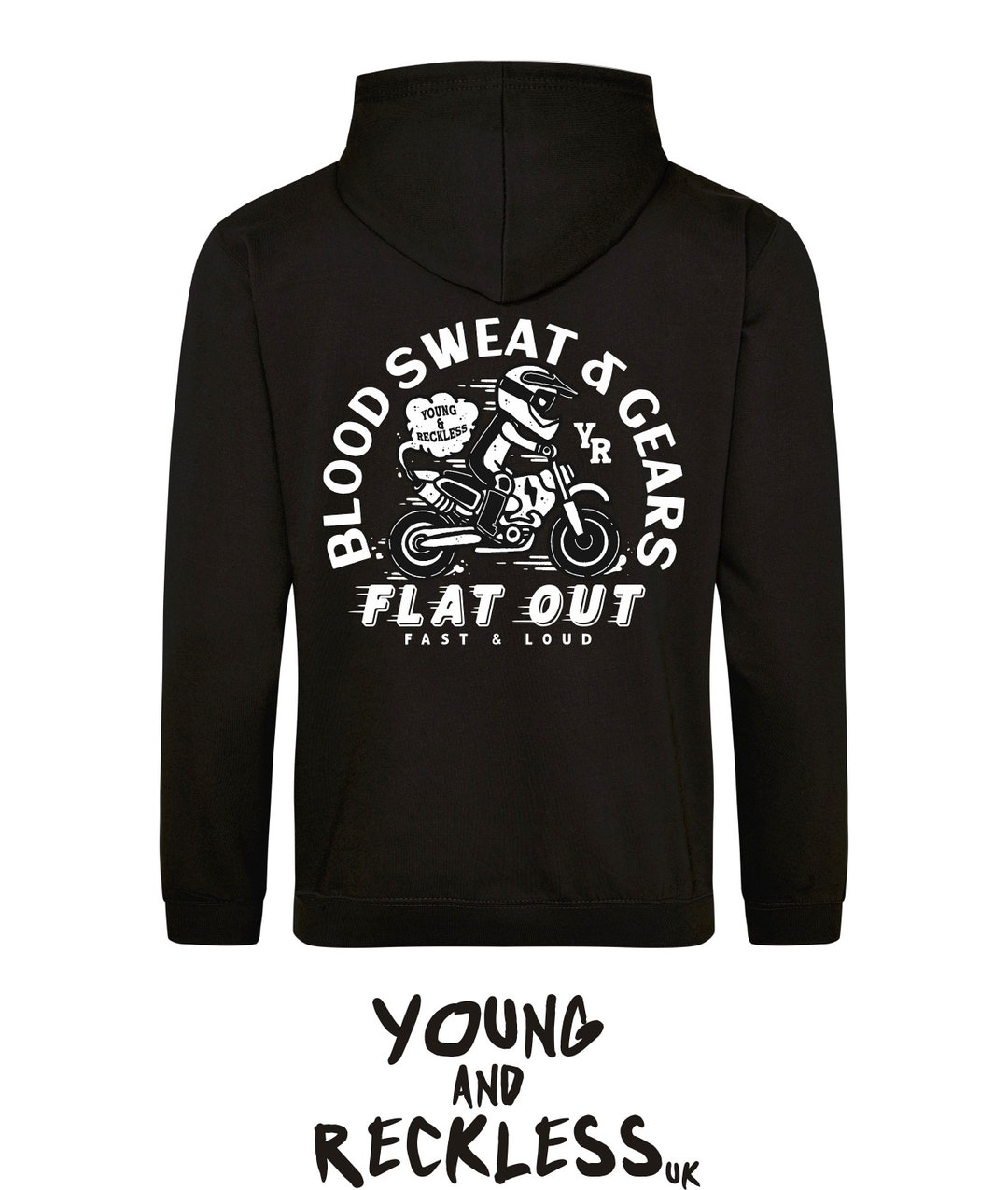 Fast Track Youth Hoodie - Black – Young & Reckless