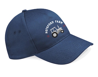 Potsford Farm Embroidered Baseball Cap - Caring & Growing