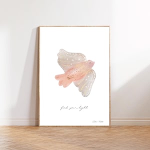 Vogel | Spiritualität | Poster | Postkarte | DIN A6/4/3