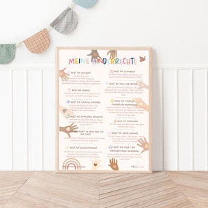 Kinderrechte  | Poster | Postkarte | DIN A6/4/3