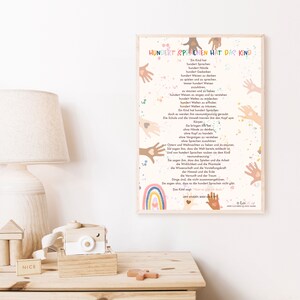 Hundert Sprachen | Poster | Postkarte | DIN A6/4/3