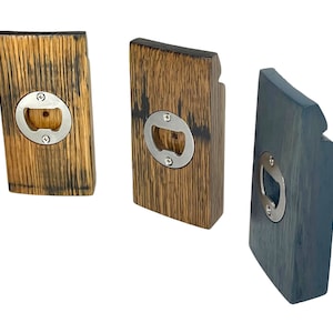 Bourbon Barrel Stave Bottle Opener
