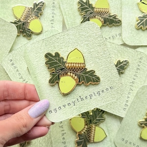 Acorn Enamel Pin