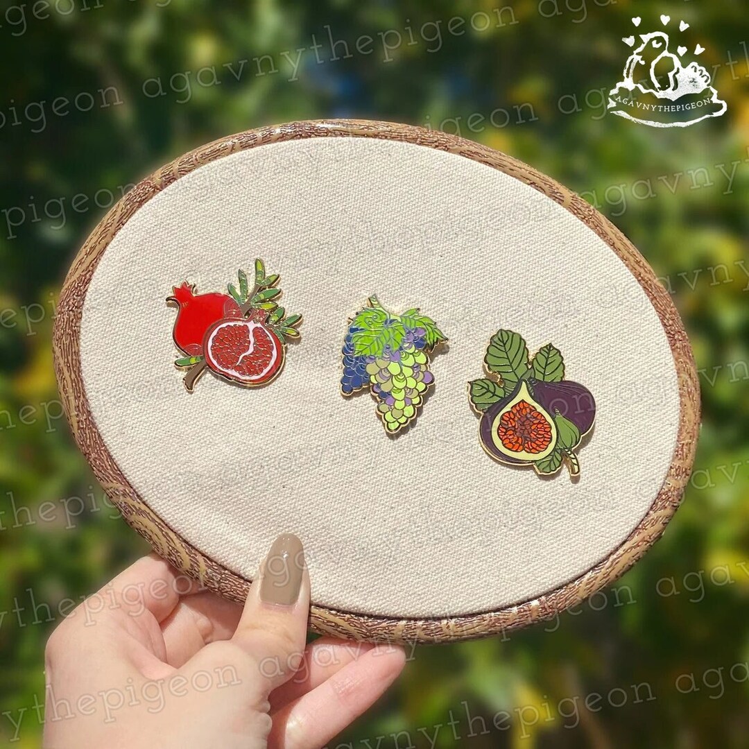 Greek Pin Dangles Greek Nature Enamel Pin Collection - Etsy