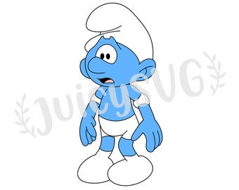 Download Papa Smurf Svg Etsy