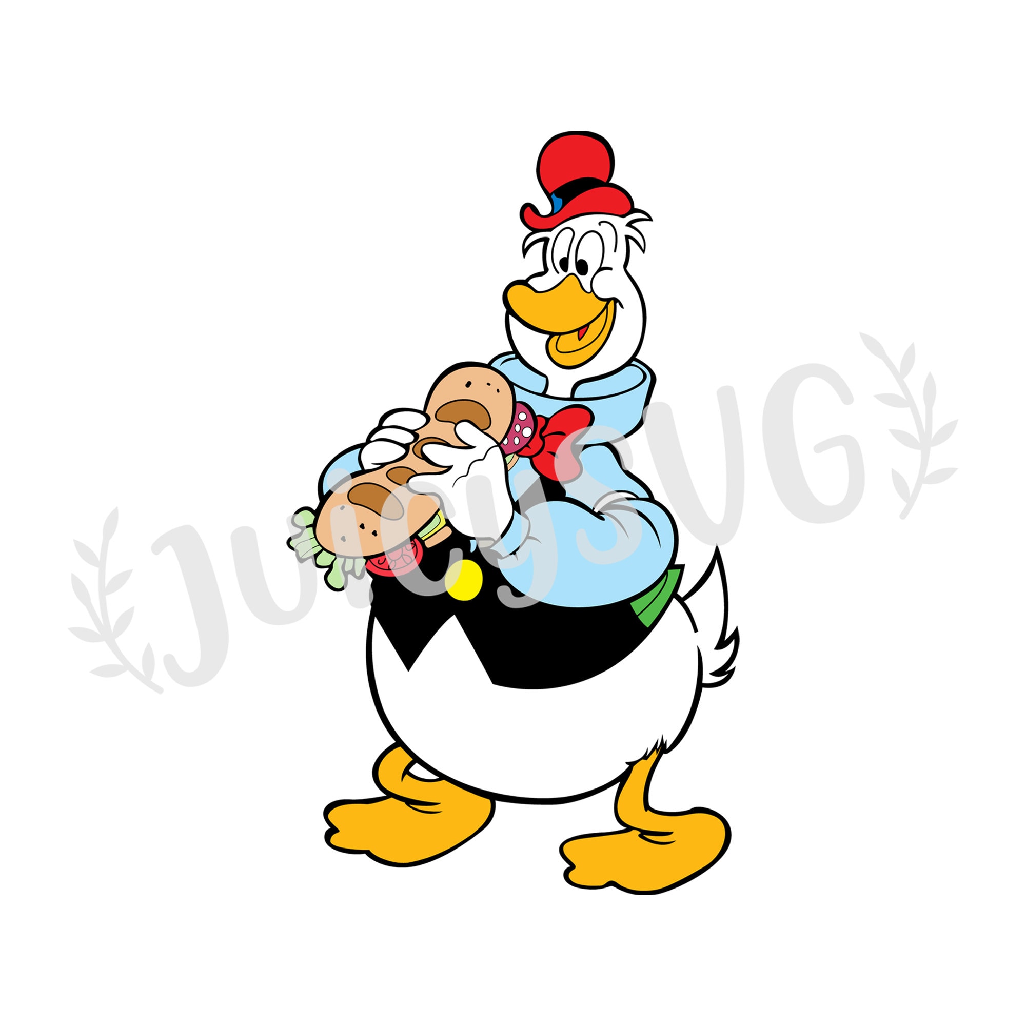 Gus Goose DuckTales Gelaagde SVG Cricut Cut File Digitaal | Etsy