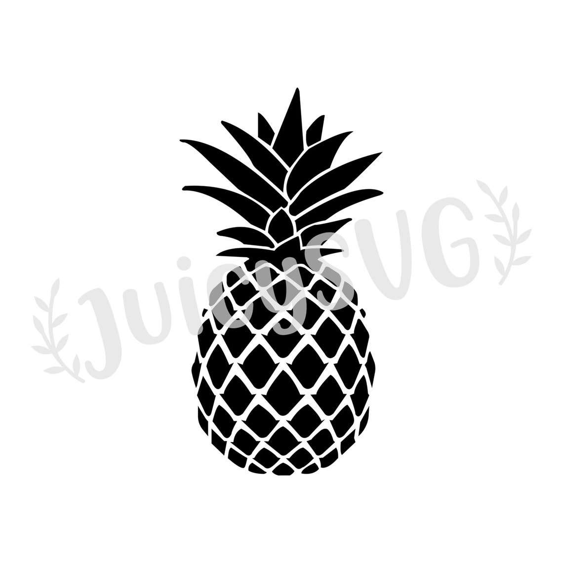 Download Pineapple Silhouette Layered SVG Cricut Cut File Digital ...