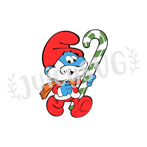 Download Papa Smurf Christmas Layered Svg Cricut Cut File Digital Etsy
