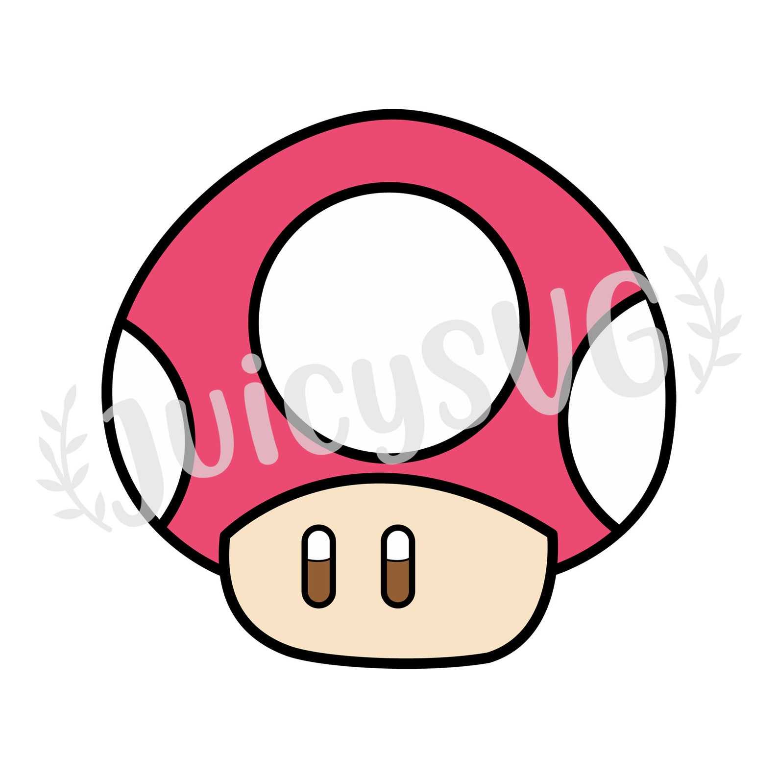 Super Mario Mushroom SVG Cricut Cut File Digital File | Etsy