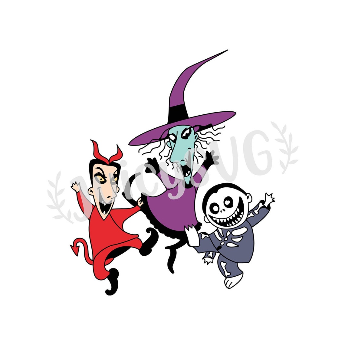 Lock Shock and Barrel Halloween Layered SVG Cricut Etsy