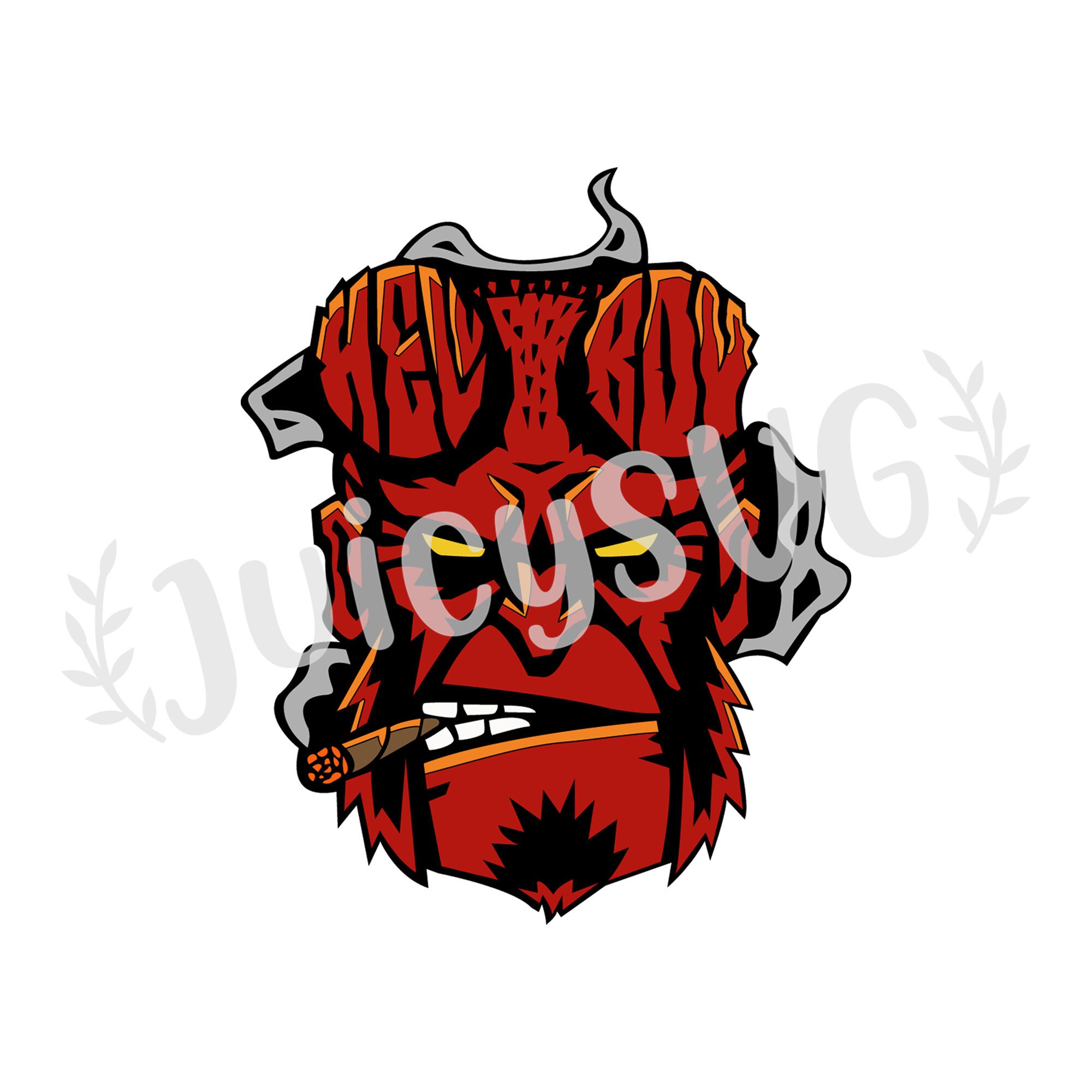 Download Hellboy Layered Svg Cricut Cut File Digital File Instant Etsy
