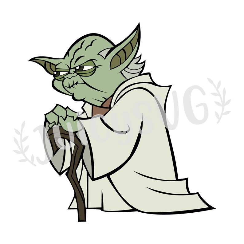 Download Yoda Star Wars SVG Cricut Cut File Digital File Instant | Etsy
