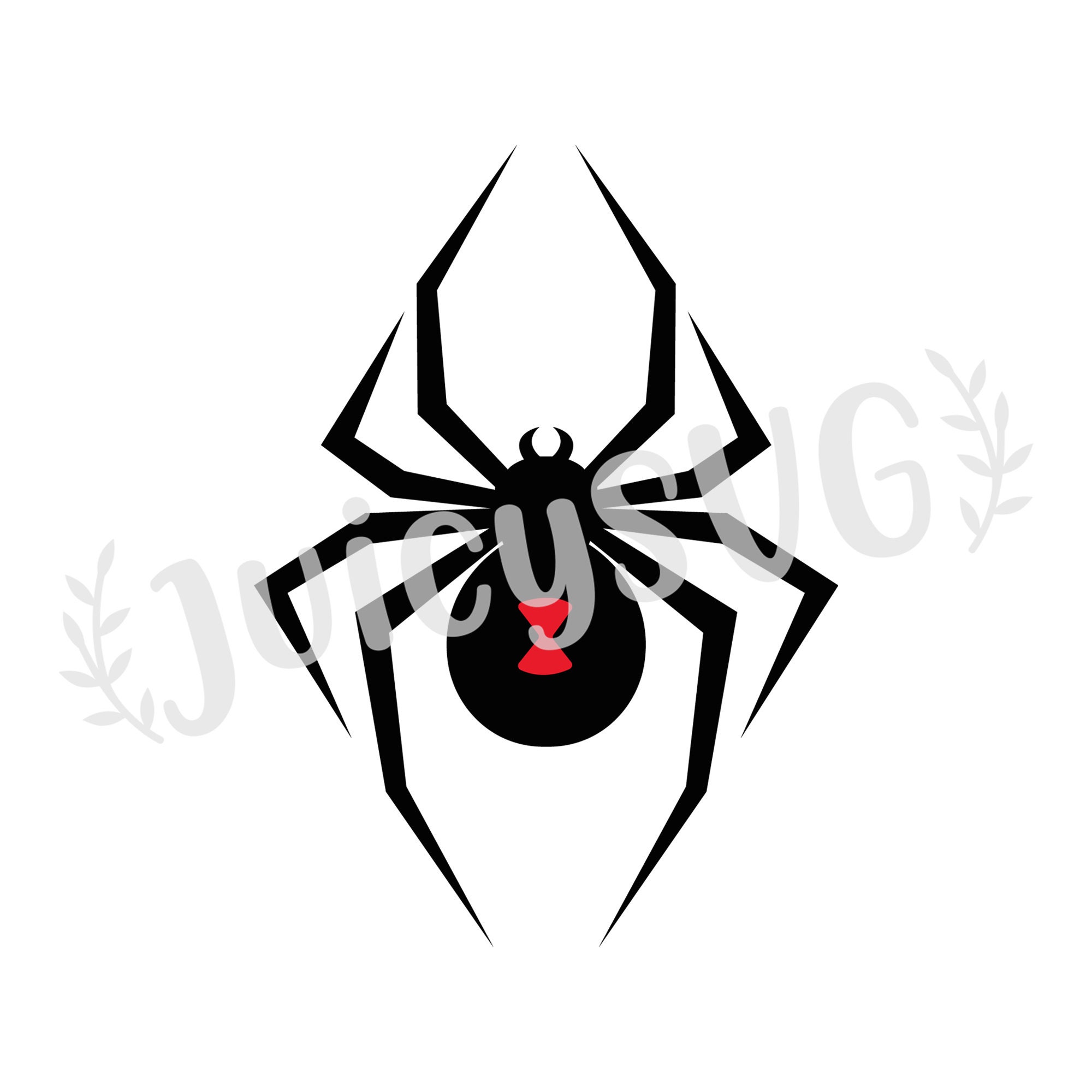 Black Widow Spider Layered SVG Cricut Friendly Cut File | Etsy