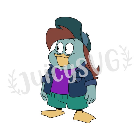 Tank Muddlefoot Darkwing Duck Layered SVG Cricut Cut File Etsy