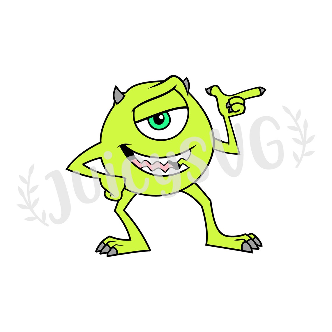 Mike Wazowski Layered SVG Cricut Cut File Digital File | Etsy