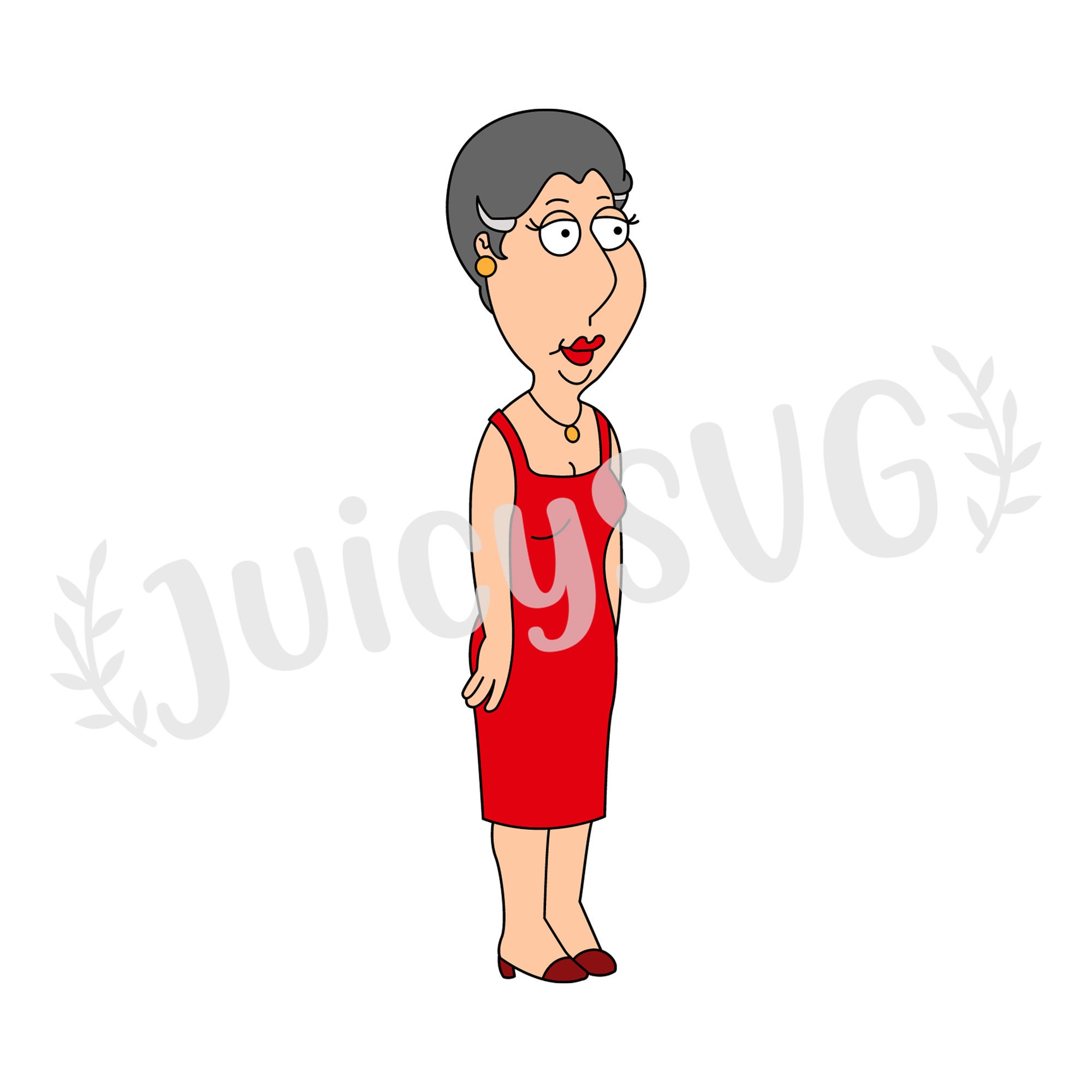 Download Barbara Pewterschmidt Family Guy Layered Svg Cricut Cut Etsy