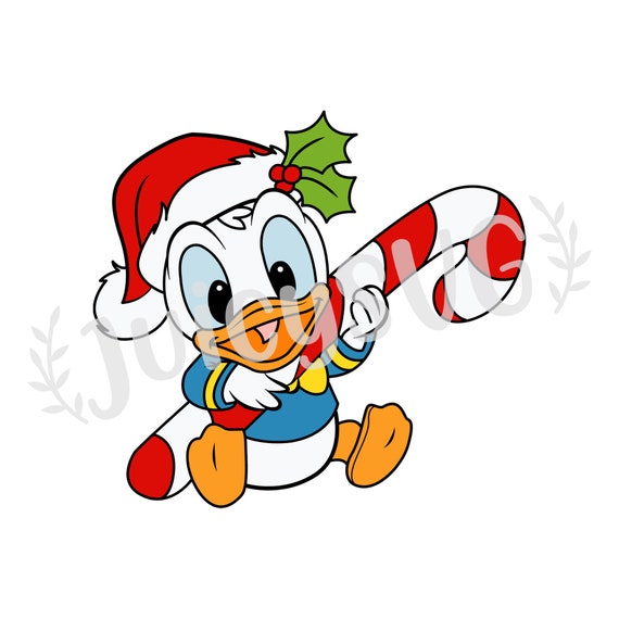 Baby Donald Duck Weihnachten geschichtet SVG Cricut Etsy