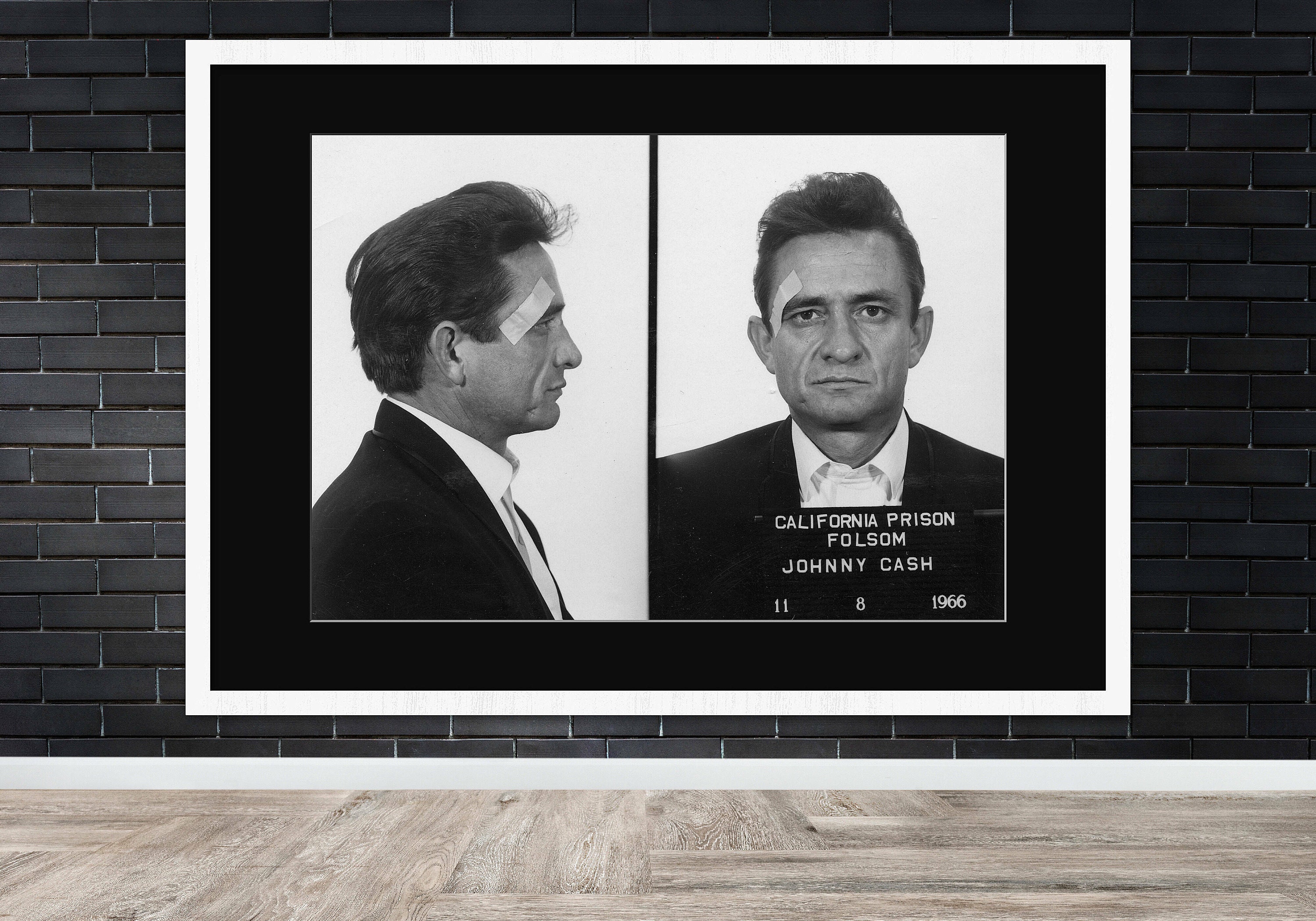 Photo Montage Kurt Cobain Et Notorious Big Johnny Cash imprime Johnny Cash Mugshot imprimé Impression - Etsy France