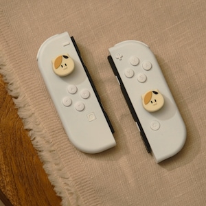 White Cat Thumb Grip Cap for Nintendo Switch/Lite Joy-Con (1 Pair)