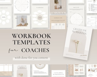 Life Coach Canva Template Bundle: Client Workbooks (PDF Download)