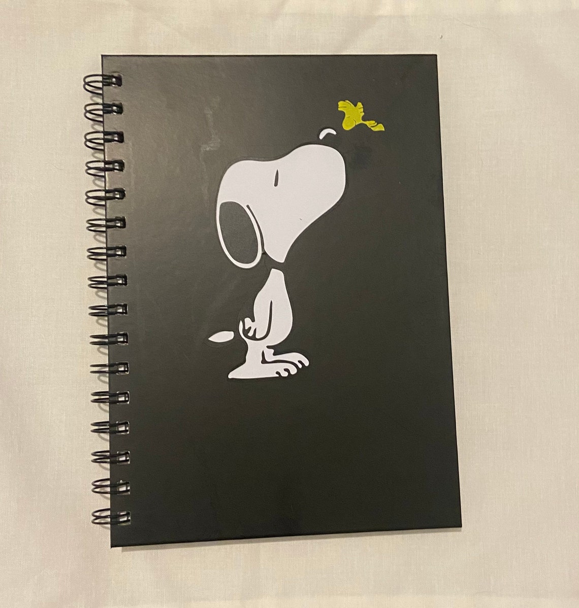 Snoopy Inspired Personalised Notebook Etsy UK