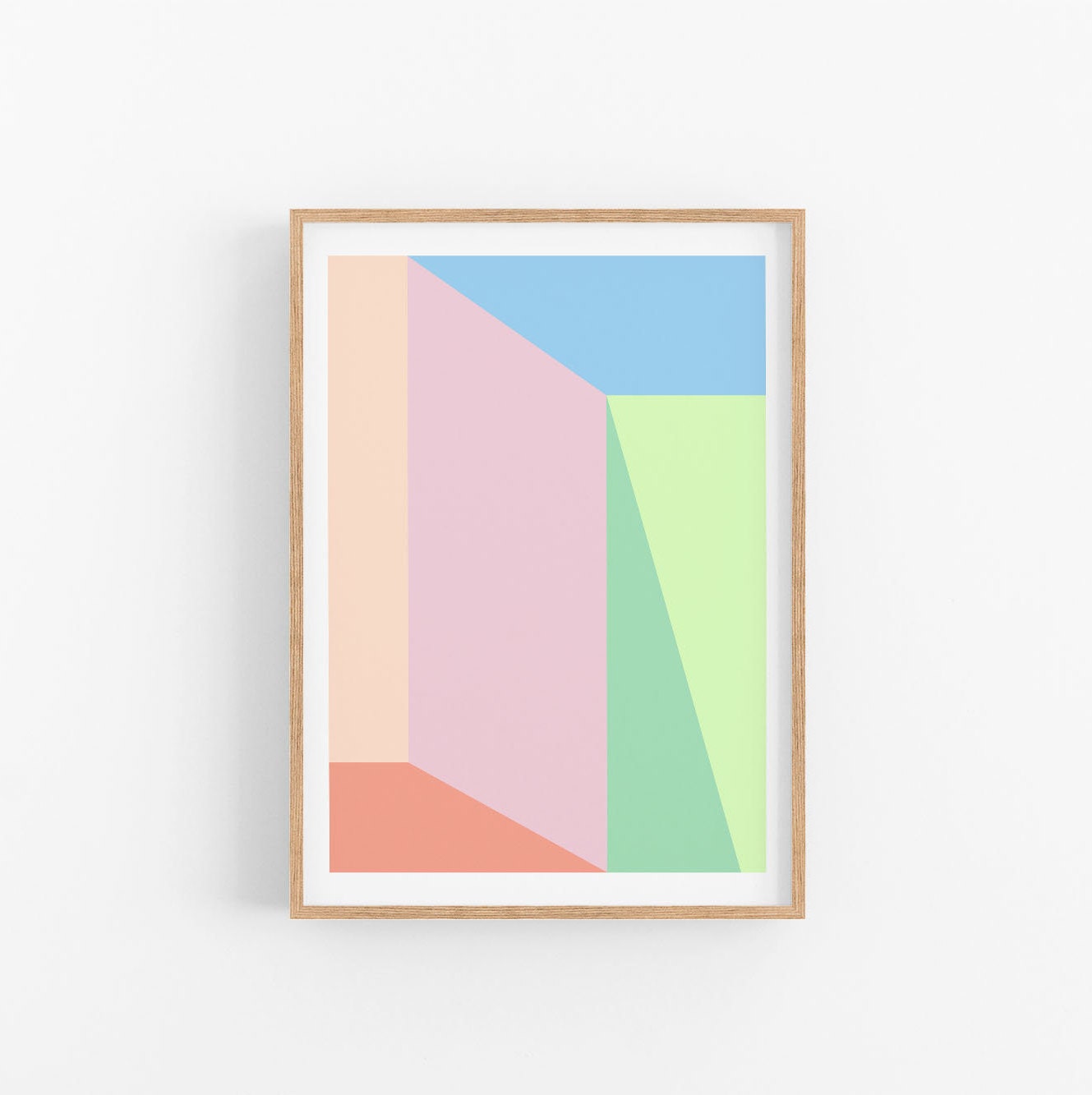 Formes Du Sud No 6 | Œuvres d'art Abstraites Originales Colour Block Wall Art Impression d'architect