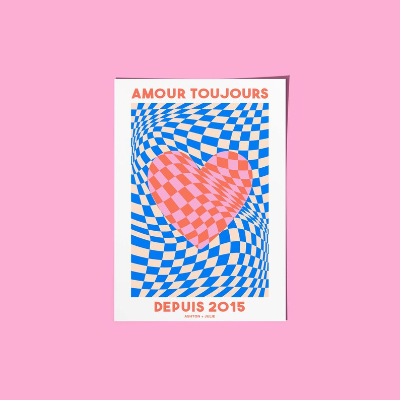 AtelierKuki – Poster Amour Toujours AtelierKuki – Poster Amour Toujours
