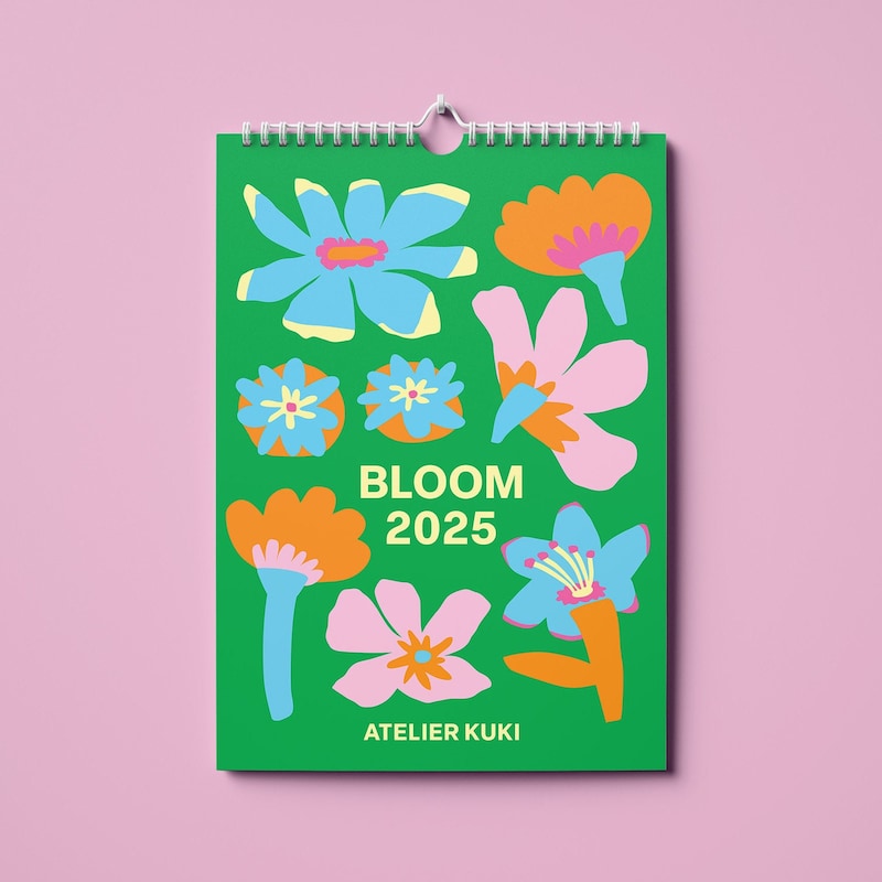 2025 Hanging Wall Calendar Etsy