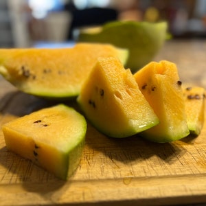 Rare Yellow-meat Watermelon SEEDS With Light Gray-green Skin. - Etsy
