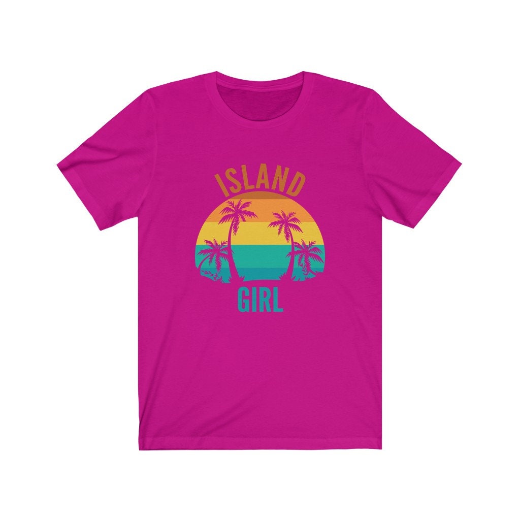 Island Girl Teeshirt à manches courtes Unisex Jersey Etsy