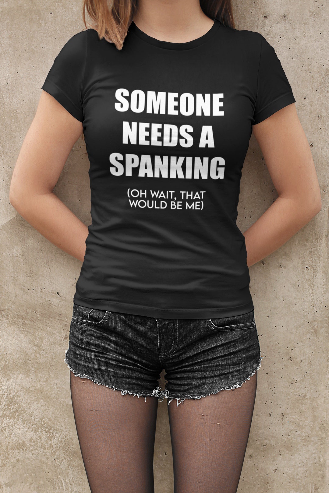 Someone Needs a Spanking Unisex Jersey Short Sleeve photo