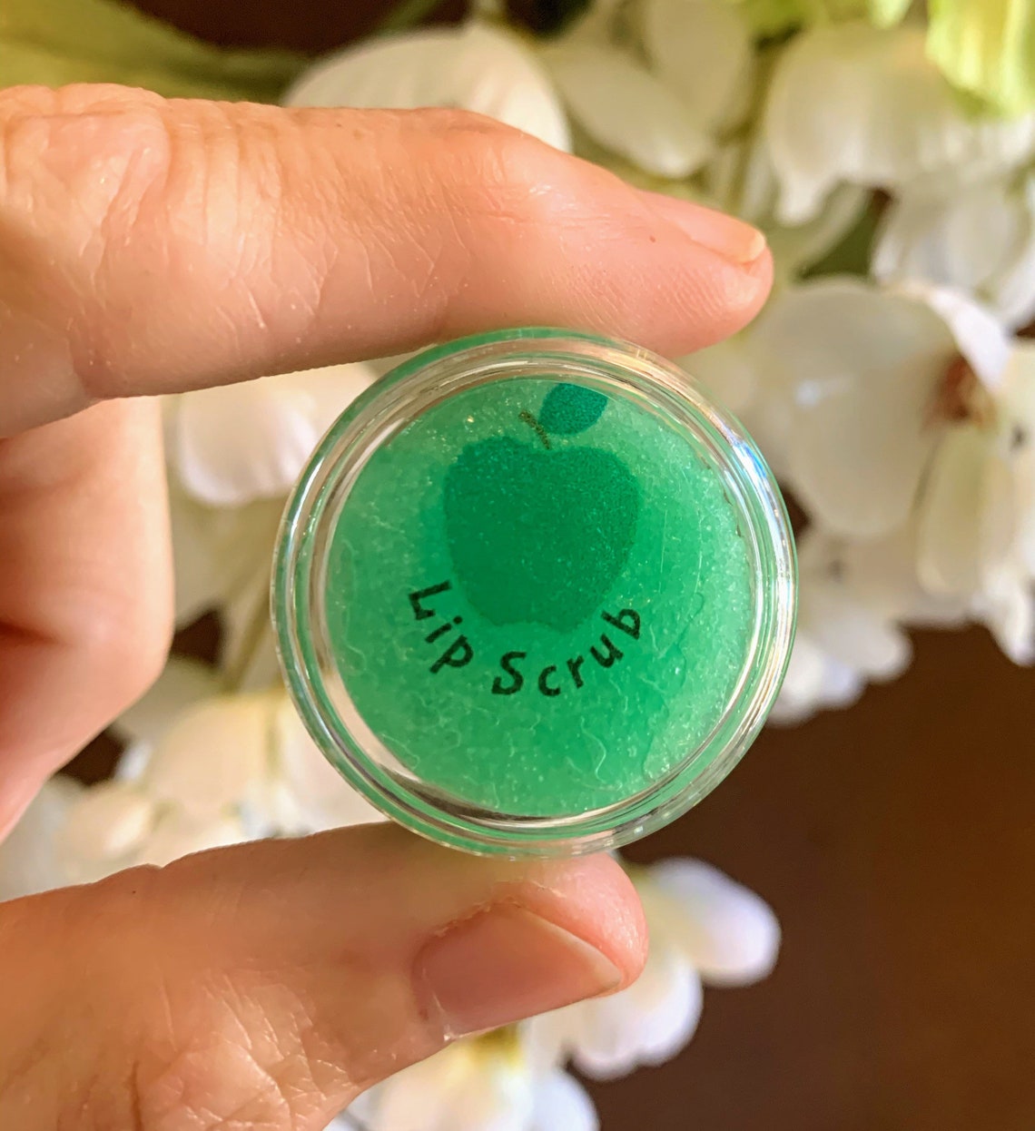 Mini Lip Scrub in Green Apple the Best to Exfoliate Your Lips Etsy